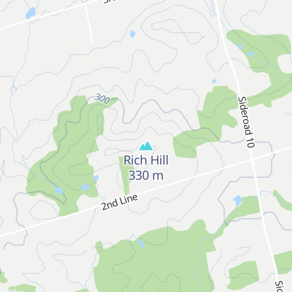 Map of Rich Hill