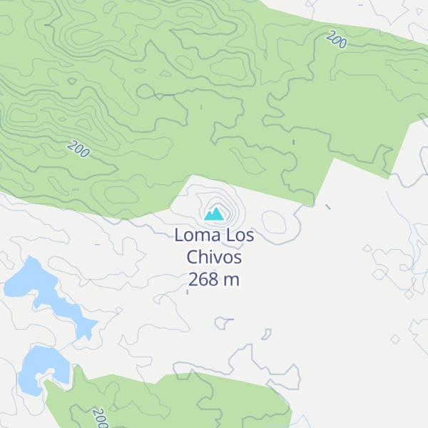 Map of Loma Los Chivos