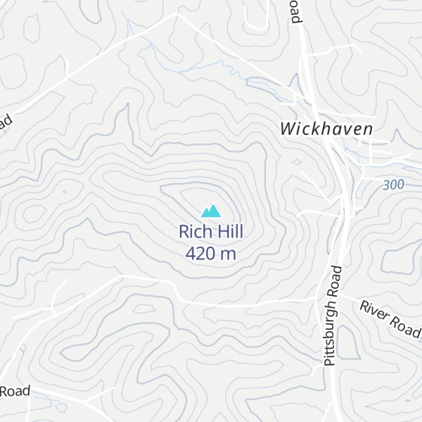 Map of Rich Hill