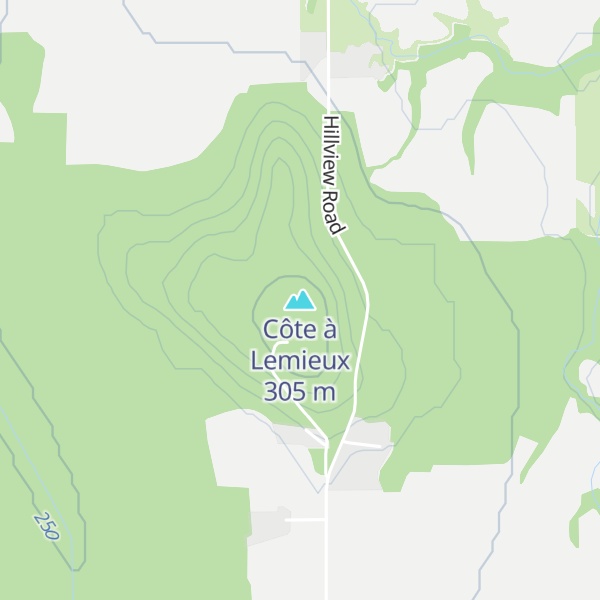 Map of Côte à Lemieux