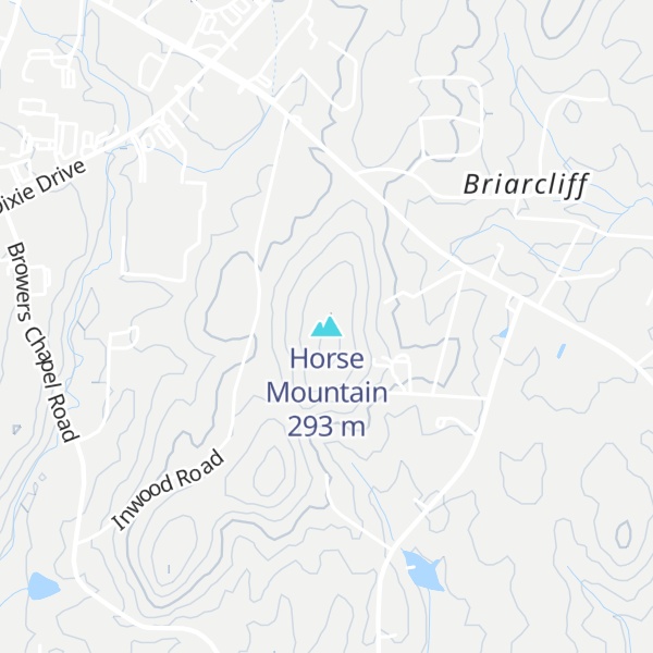 Map of Horse Mountain