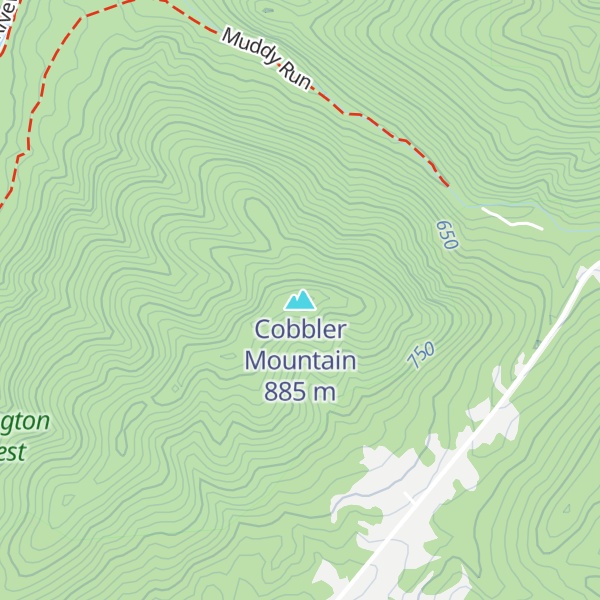 Map of Cobbler Mountain