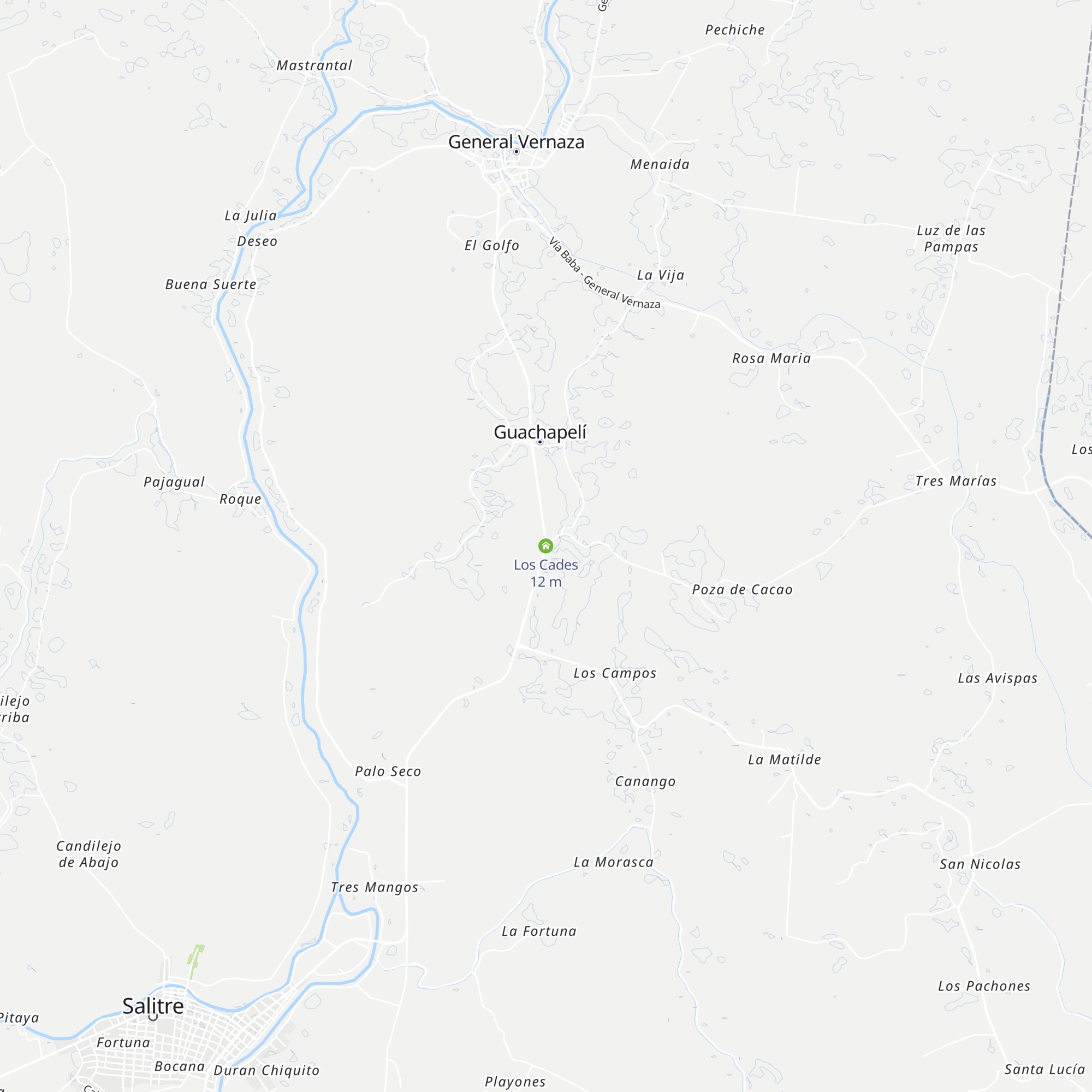 Los Cades map