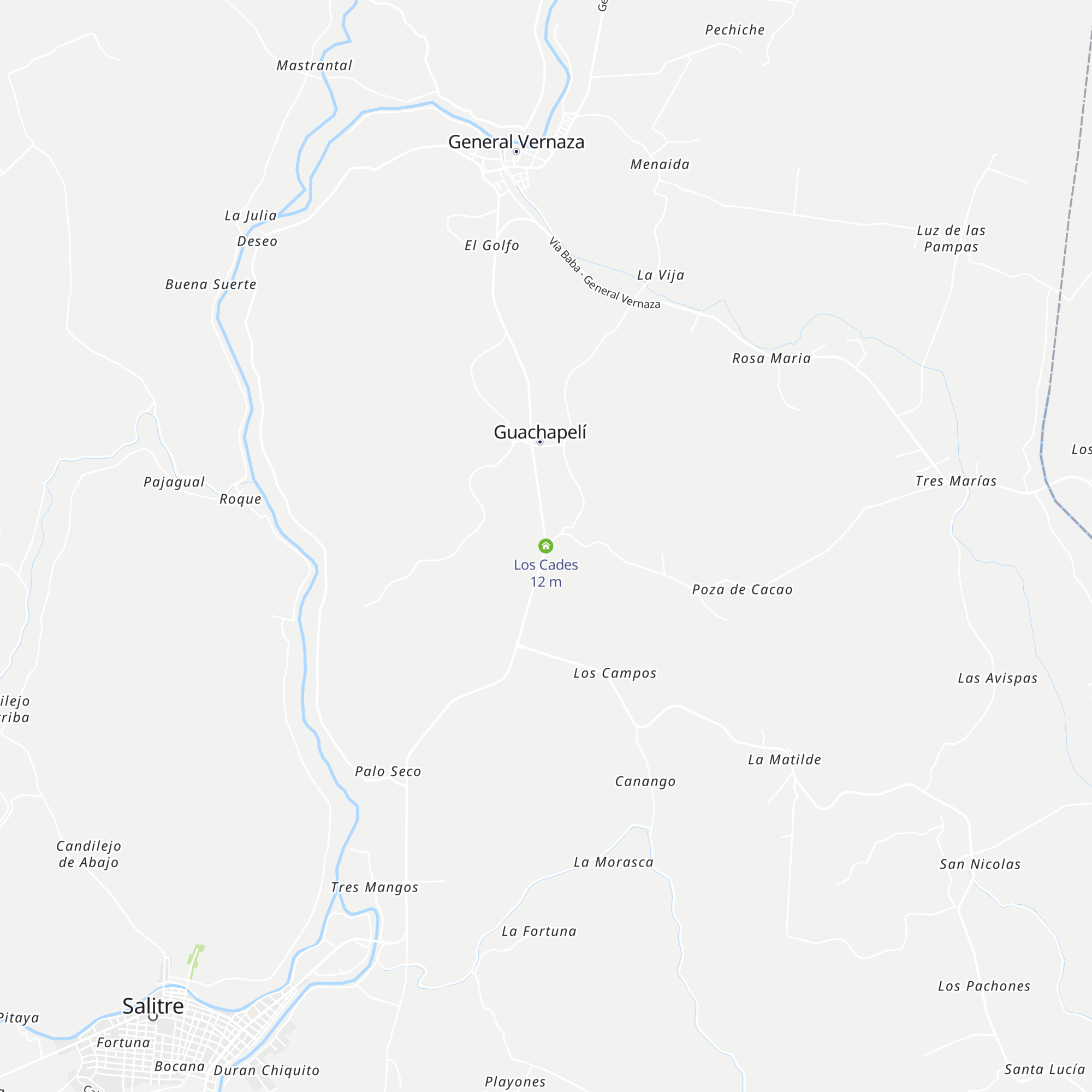 Los Cades map