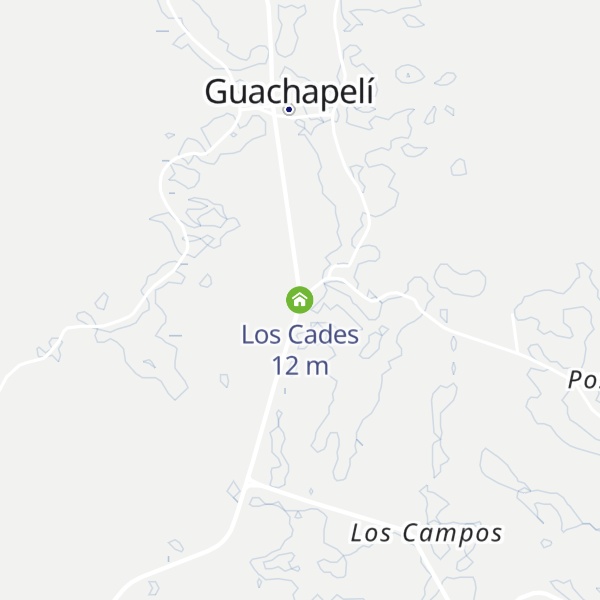 Map of Los Cades