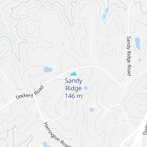 Map of Sandy Ridge