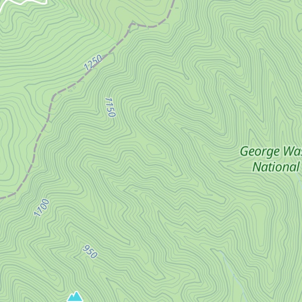 Map of Sorrel Point Ridge
