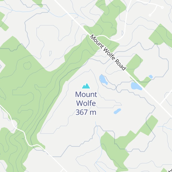 Map of Mount Wolfe