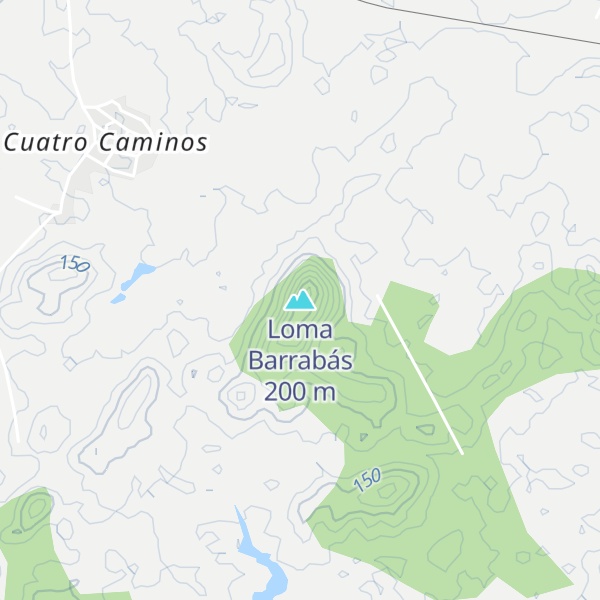 Map of Loma Barrabás