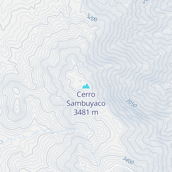 Map of Cerro Sambuyaco