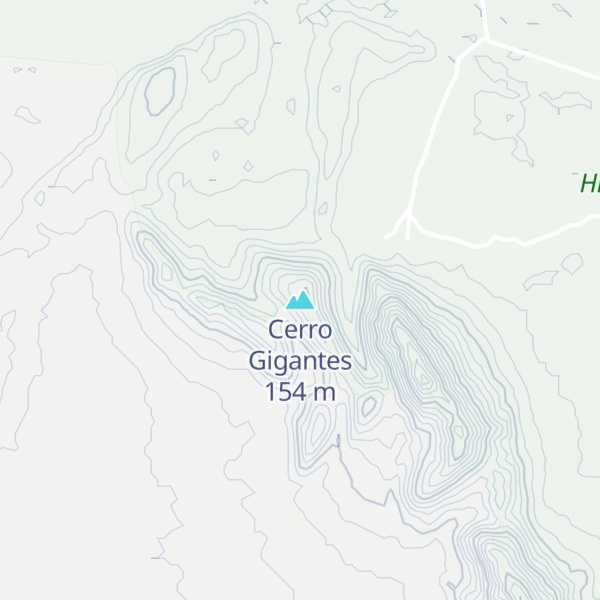 Map of Cerro Gigantes