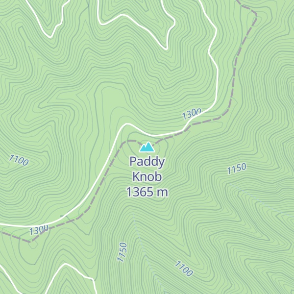 Map of Paddy Knob