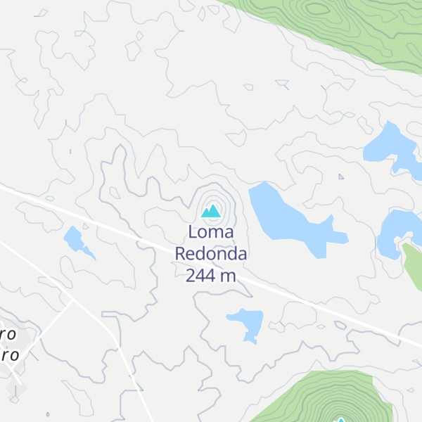 Map of Loma Redonda