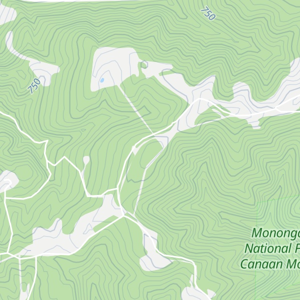 Map of Texas Mountain