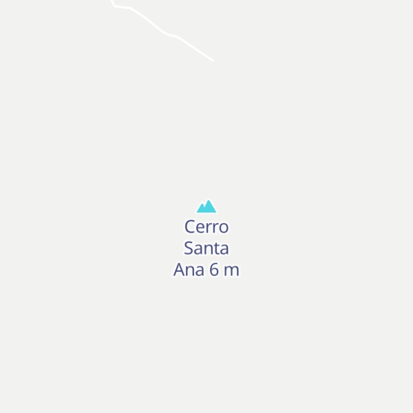 Map of Cerro Santa Ana