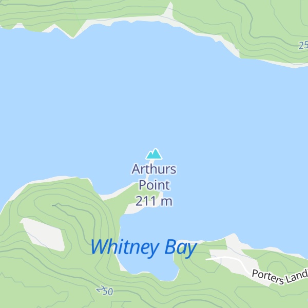 Map of Arthurs Point