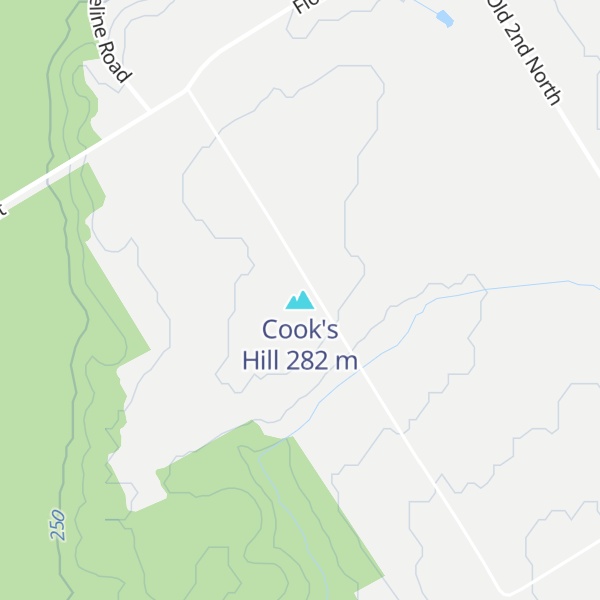 Map of Cook's Hill