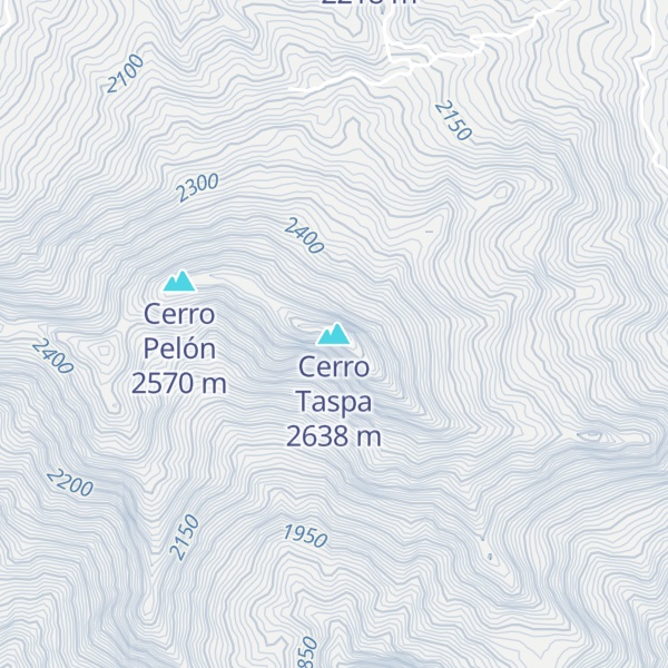 Map of Cerro Taspa