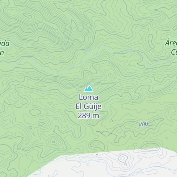 Map of Loma El Güije