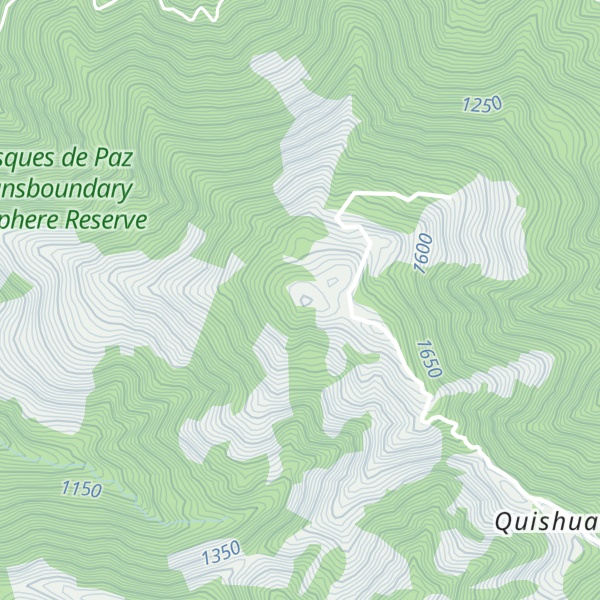 Map of Cerro Quishuala