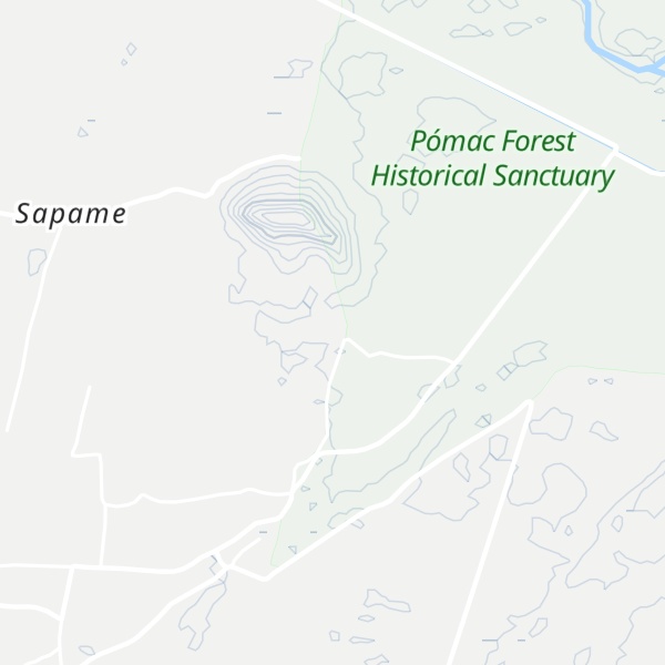Map of Cerro Sapamé