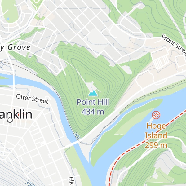 Map of Point Hill