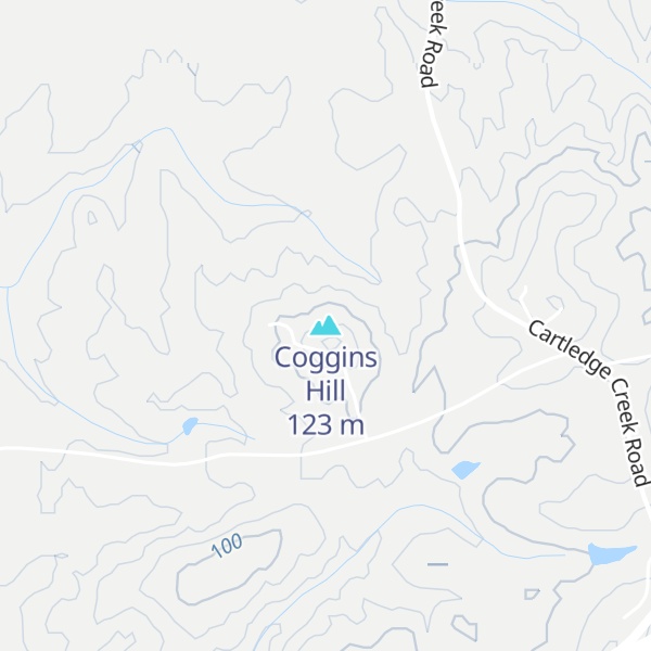Map of Coggins Hill