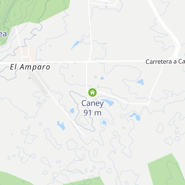 Map of Caney