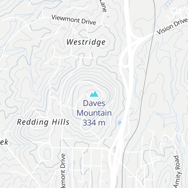 Map of Daves Mountain