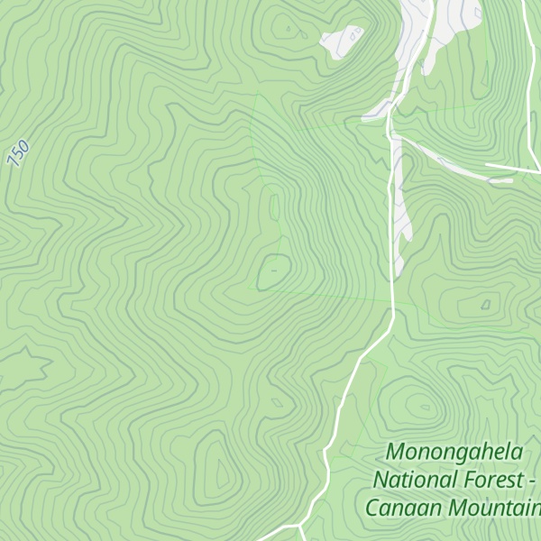 Map of Laurel Mountain