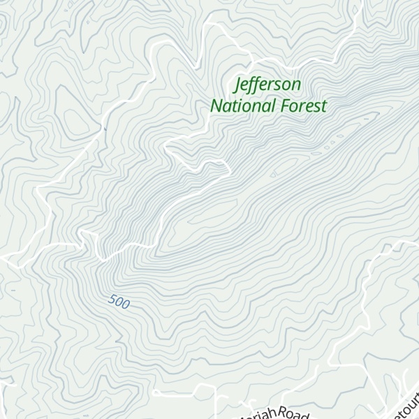 Map of Crawford Mountain