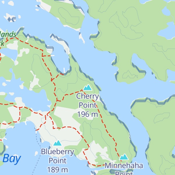 Map of Cherry Point