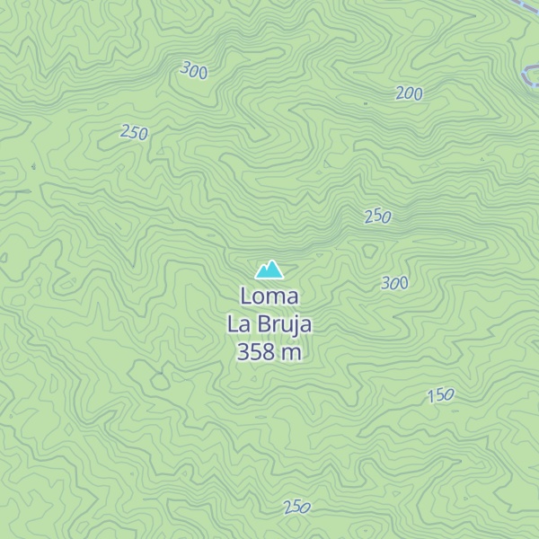 Map of Loma La Bruja