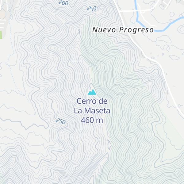Map of Cerro de La Maseta