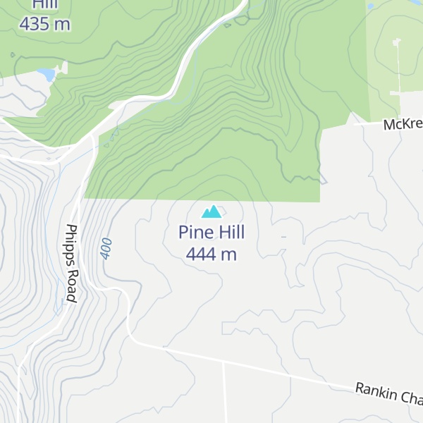 Map of Pine Hill