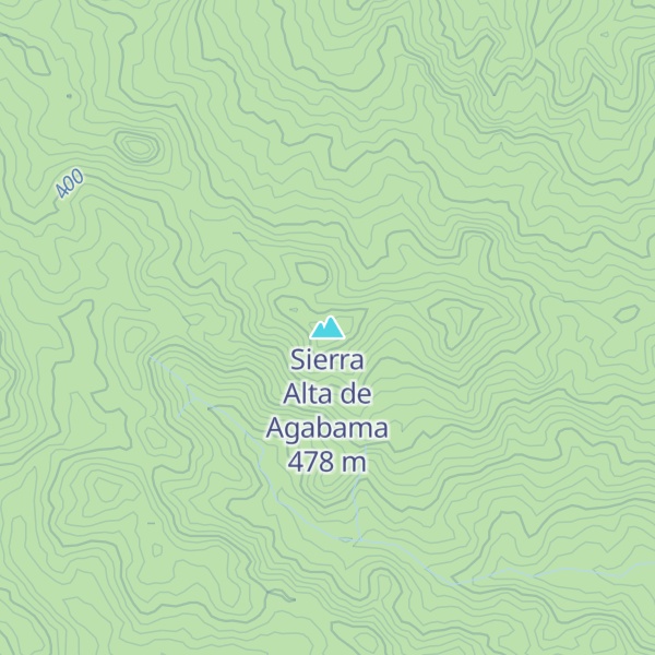 Map of Sierra Alta de Agabama