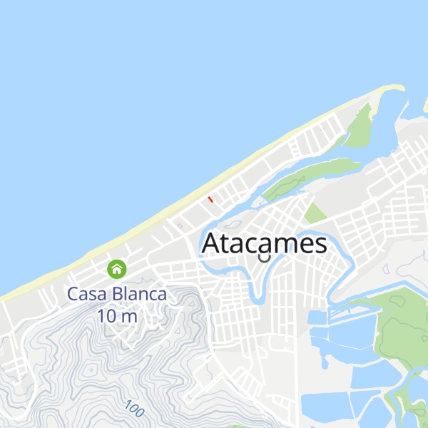Map of Cabañas Los Bohios