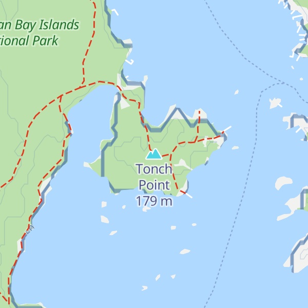 Map of Tonch Point