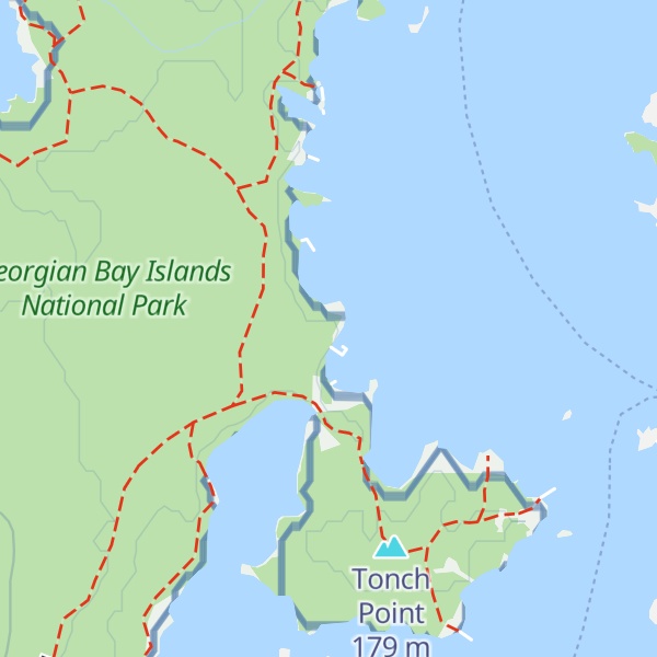 Map of Chapel Point