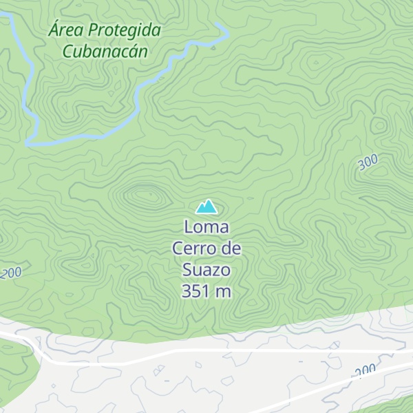 Map of Loma Cerro de Suazo