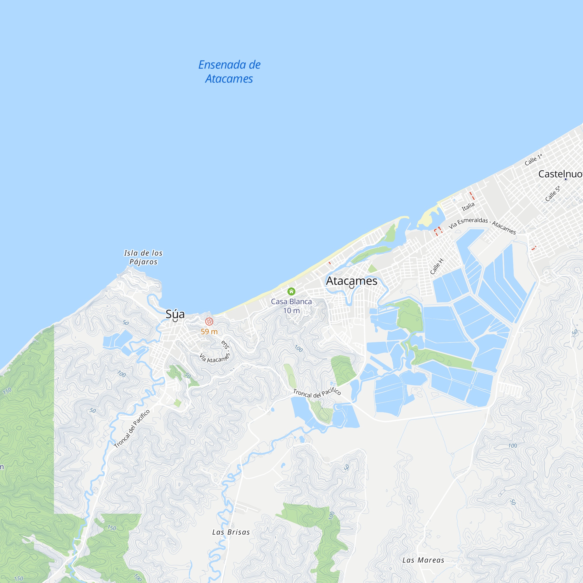 Casa Blanca map