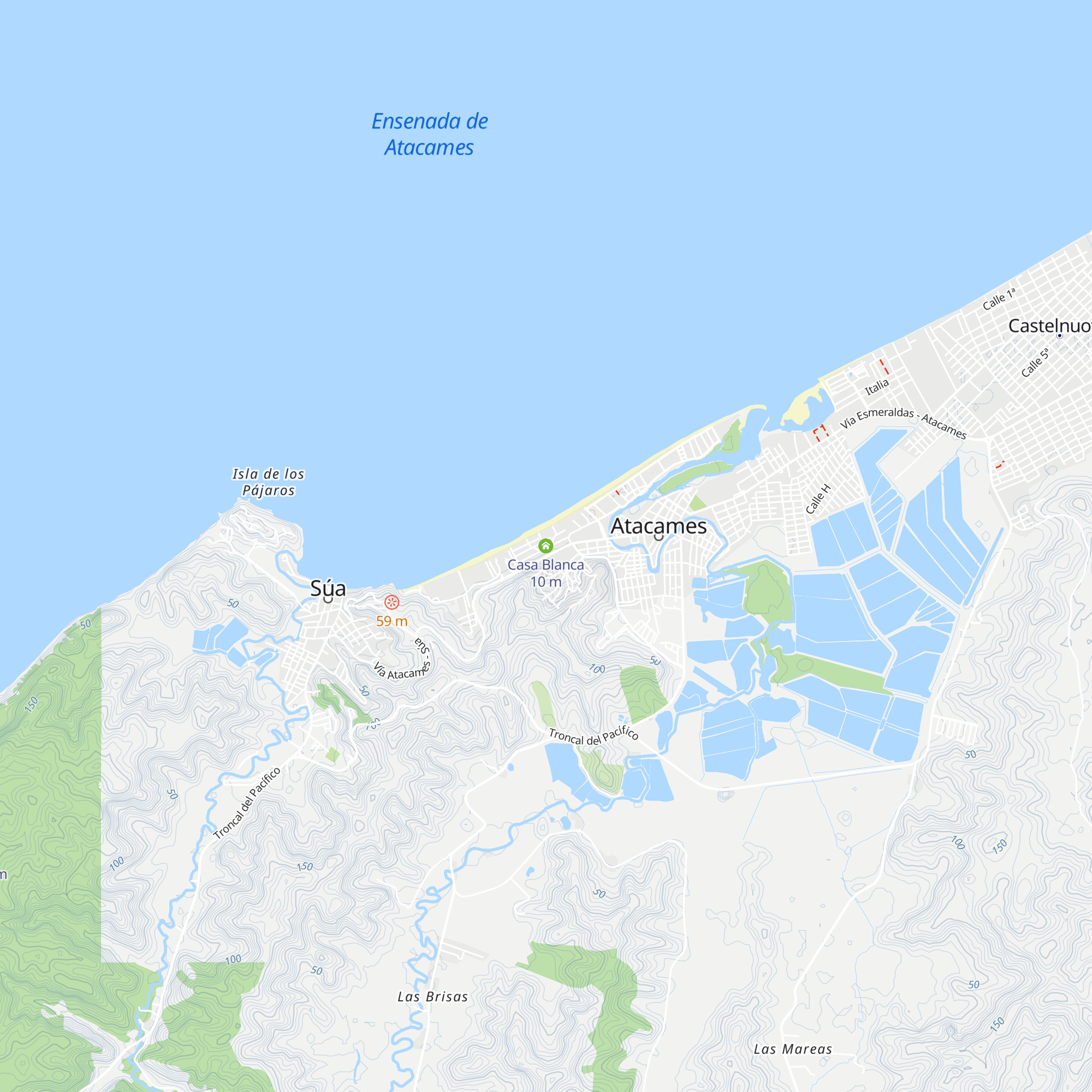 Casa Blanca map