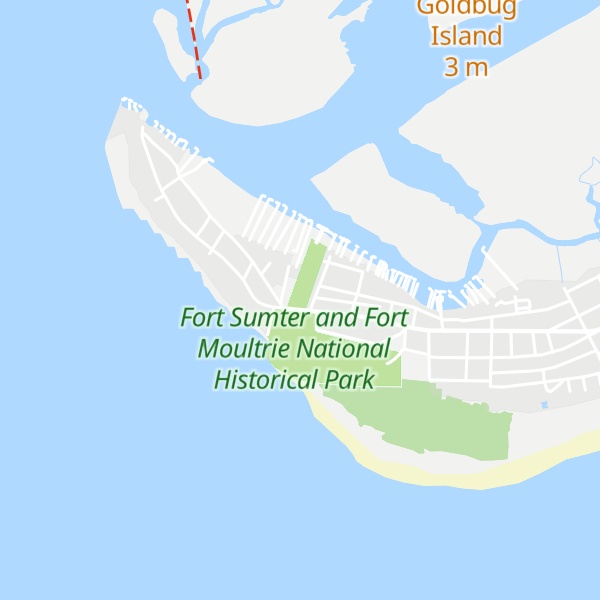 Map of Fort Moultrie Visitor Center