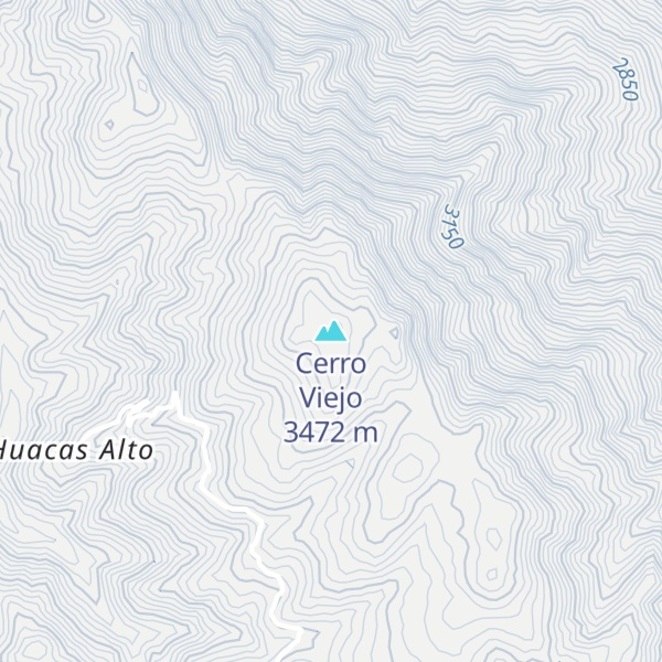Map of Cerro Viejo