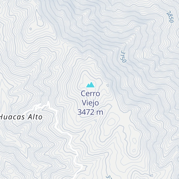 Map of Cerro La Piedra Culpada