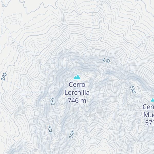 Map of Cerro Lorchilla