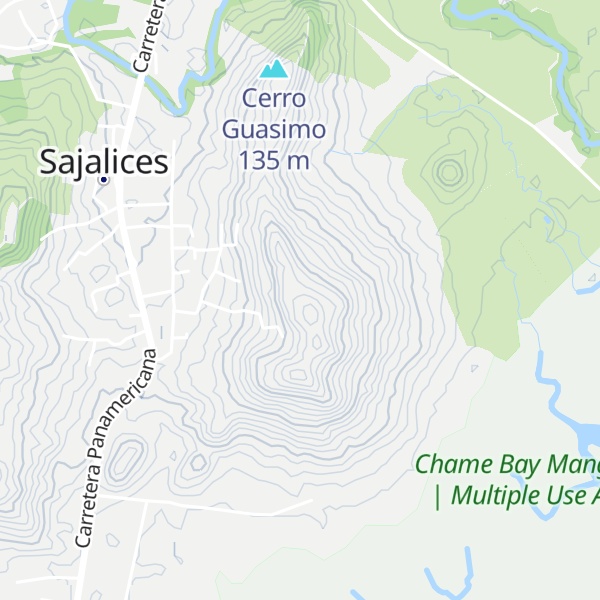 Map of Cerro Campanita