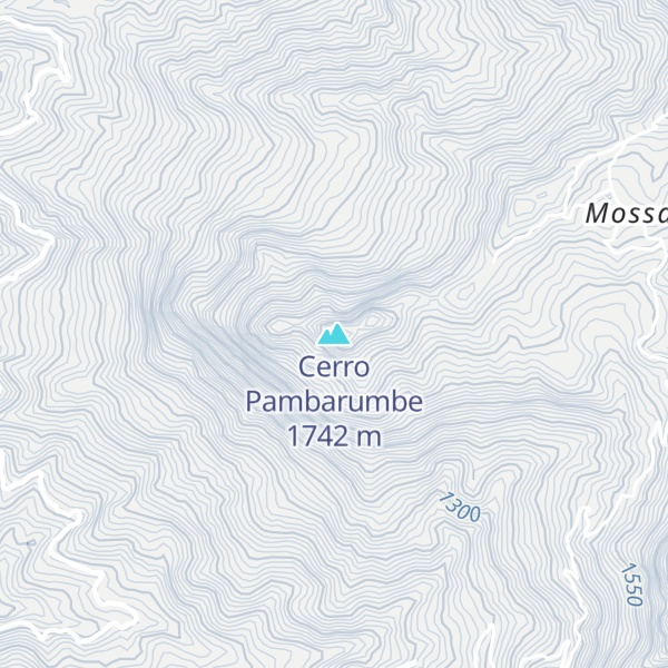 Map of Cerro Pambarumbe