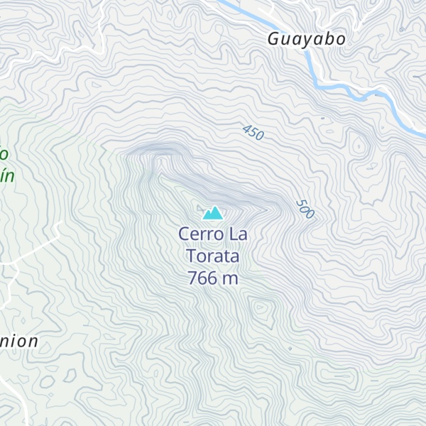 Map of Cerro La Torata