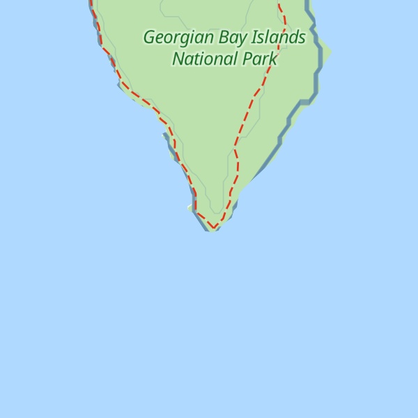 Map of Beausoleil Point